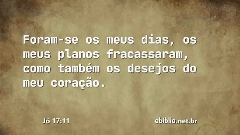 Jó 17:11