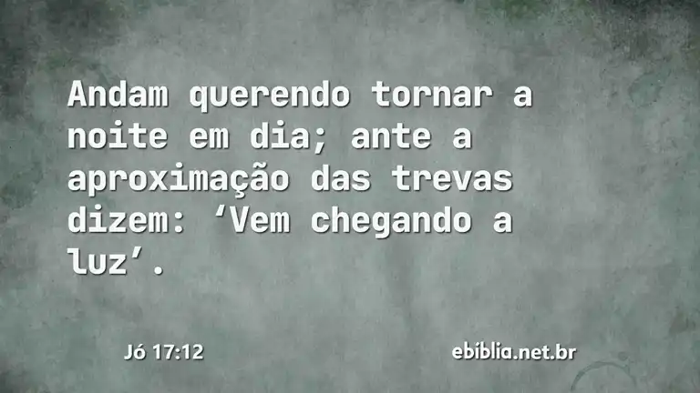 Jó 17:12