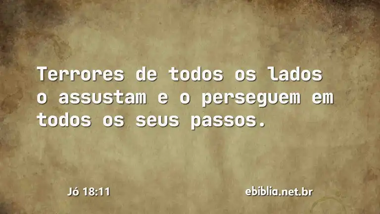 Jó 18:11