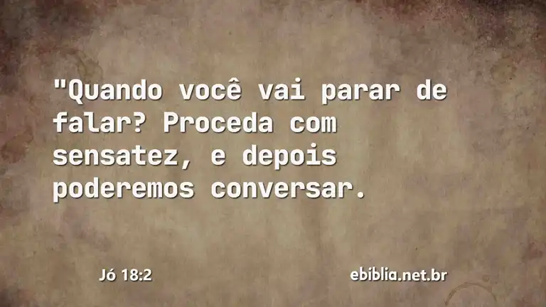 Jó 18:2