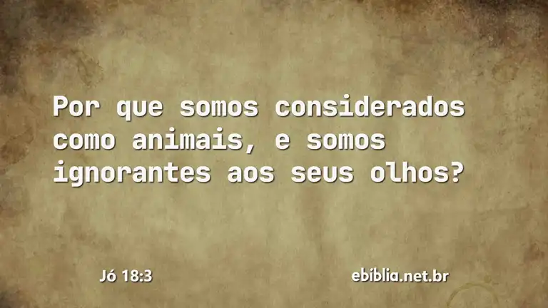 Jó 18:3