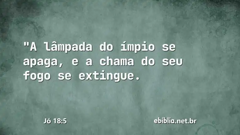 Jó 18:5