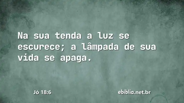 Jó 18:6