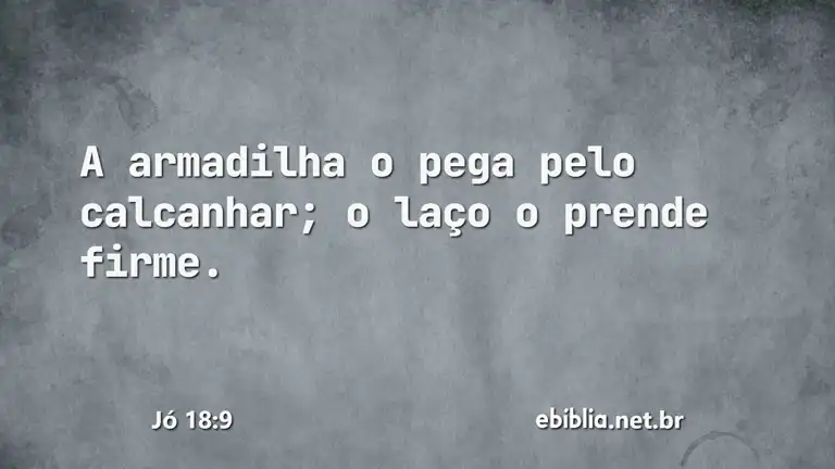 Jó 18:9