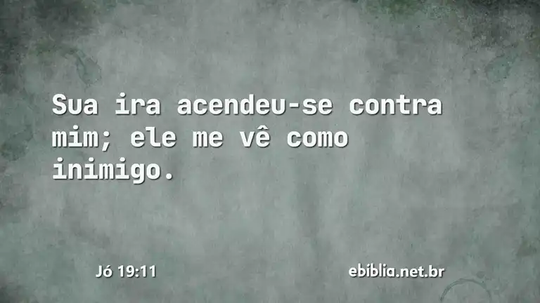 Jó 19:11