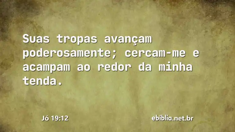 Jó 19:12