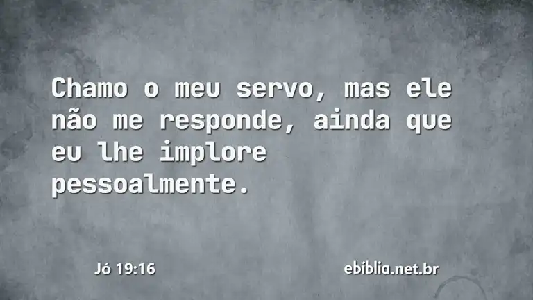 Jó 19:16