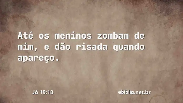 Jó 19:18