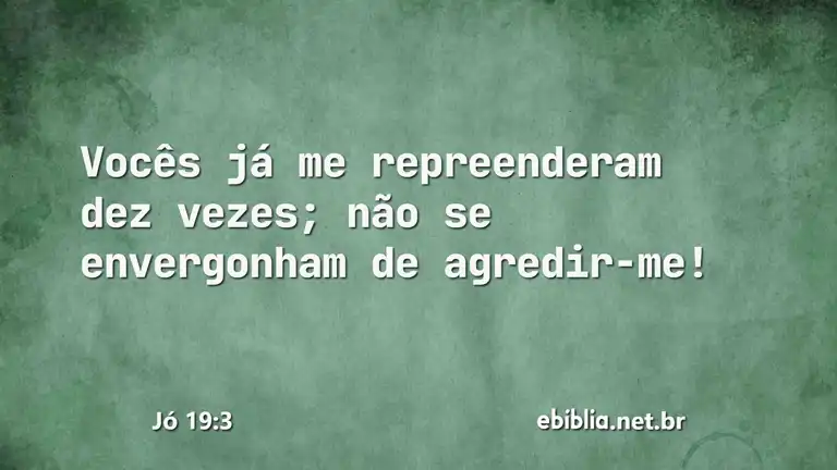 Jó 19:3