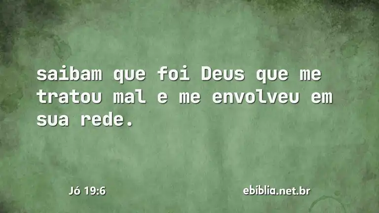 Jó 19:6