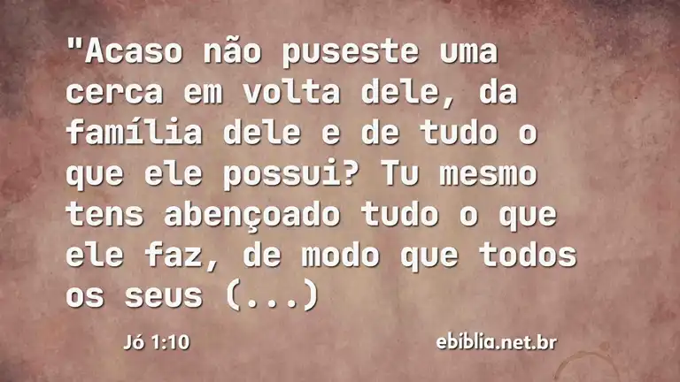 Jó 1:10