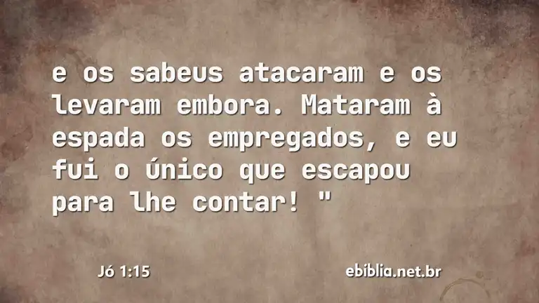 Jó 1:15