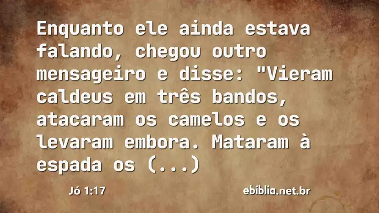 Jó 1:17