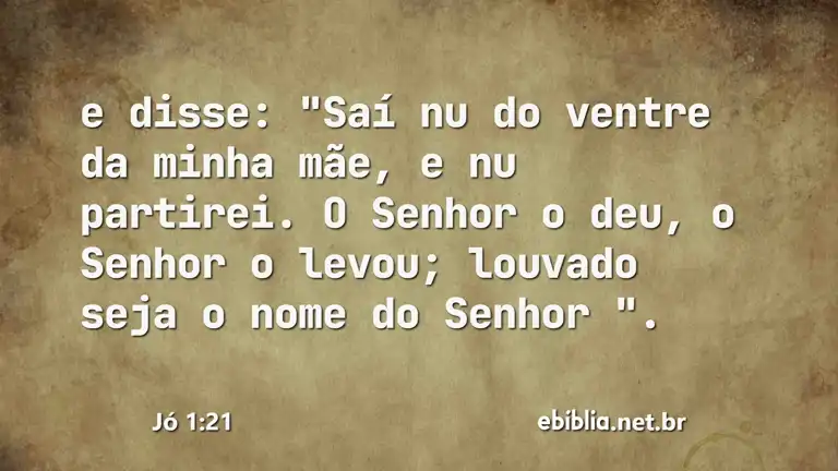 Jó 1:21