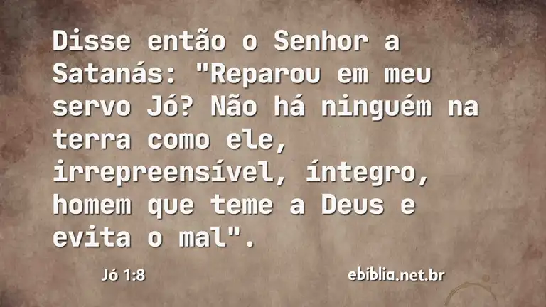 Jó 1:8