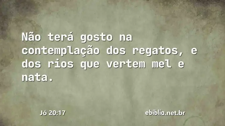 Jó 20:17