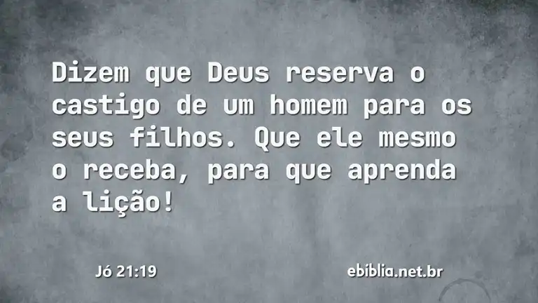 Jó 21:19