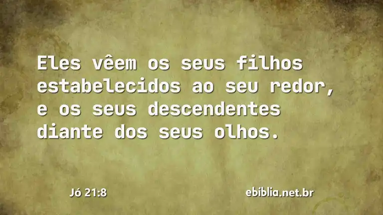 Jó 21:8