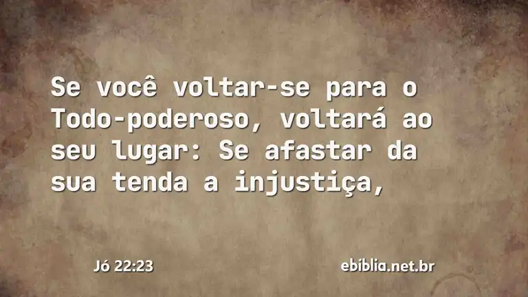 Jó 22:23