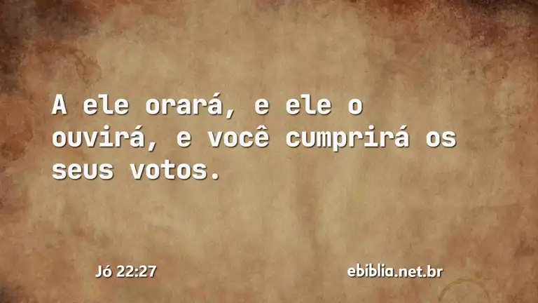 Jó 22:27