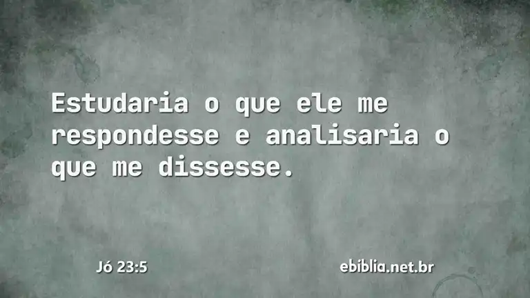 Jó 23:5