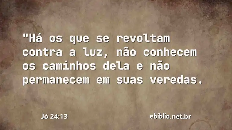 Jó 24:13