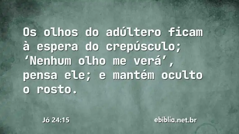 Jó 24:15