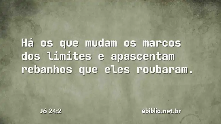 Jó 24:2