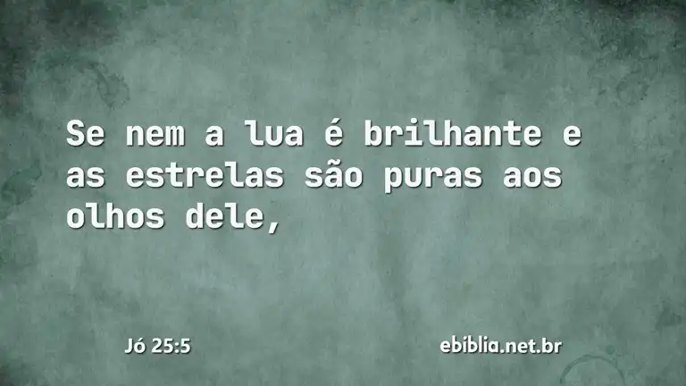 Jó 25:5