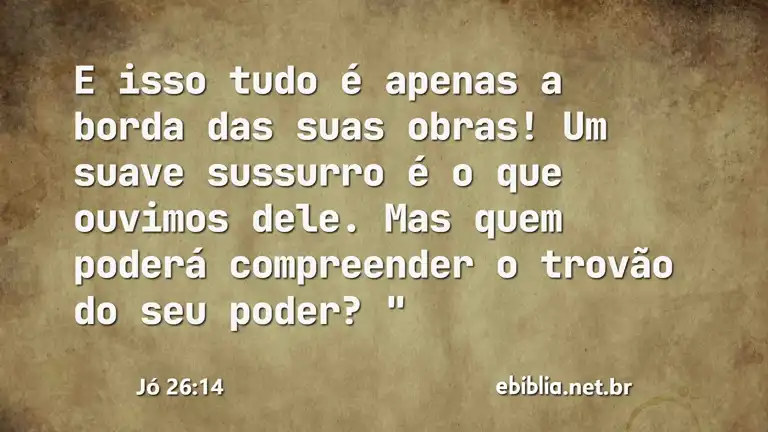 Jó 26:14