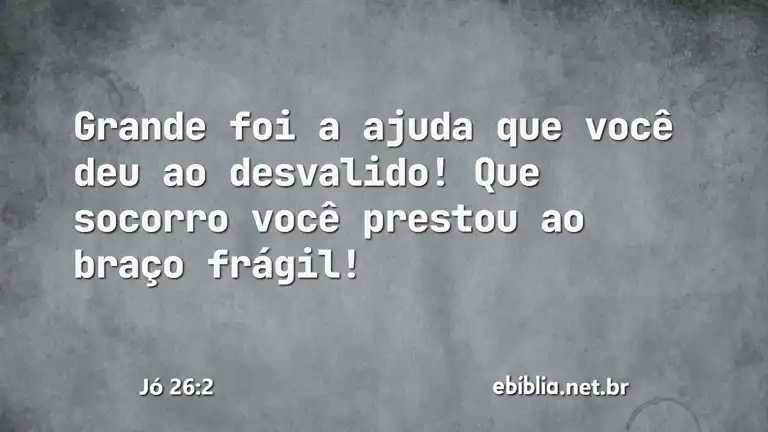 Jó 26:2