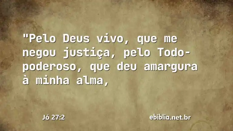 Jó 27:2