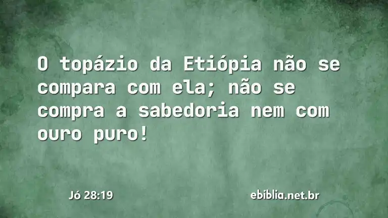 Jó 28:19