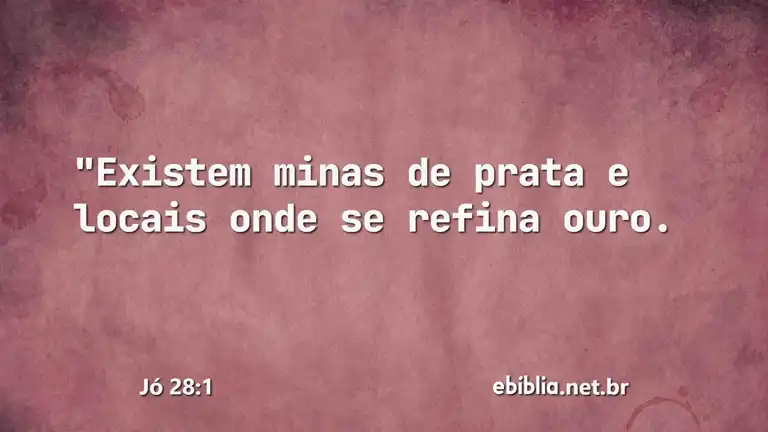 Jó 28:1