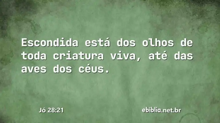 Jó 28:21