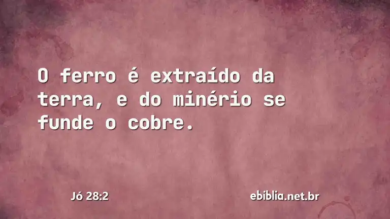 Jó 28:2