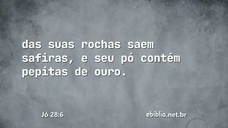 Jó 28:6