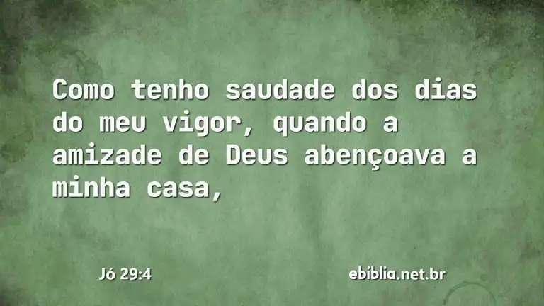 Jó 29:4