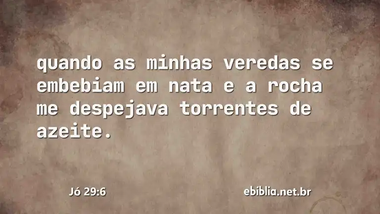 Jó 29:6