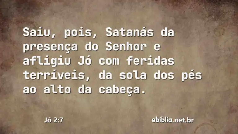 Jó 2:7