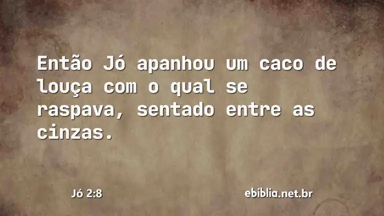 Jó 2:8