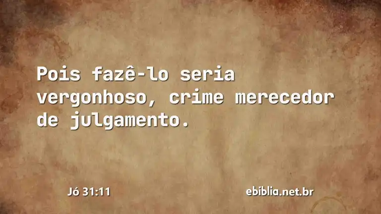 Jó 31:11