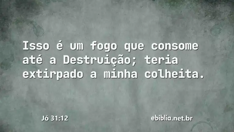 Jó 31:12