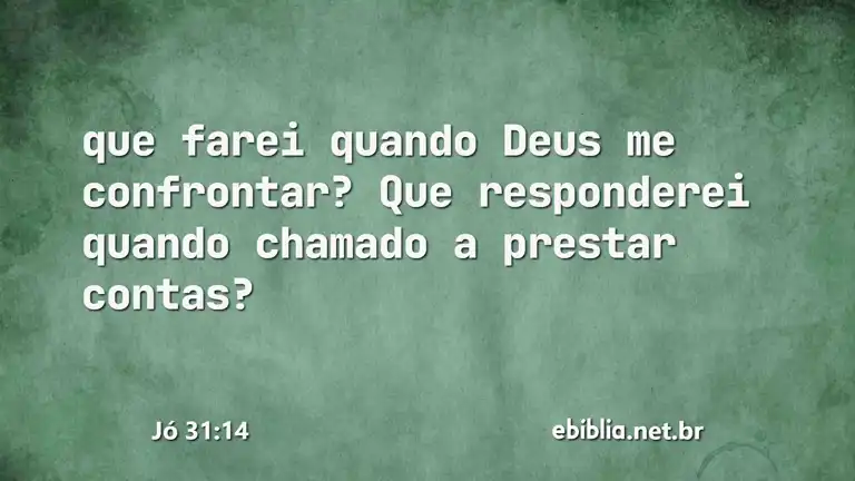 Jó 31:14