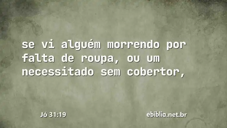 Jó 31:19