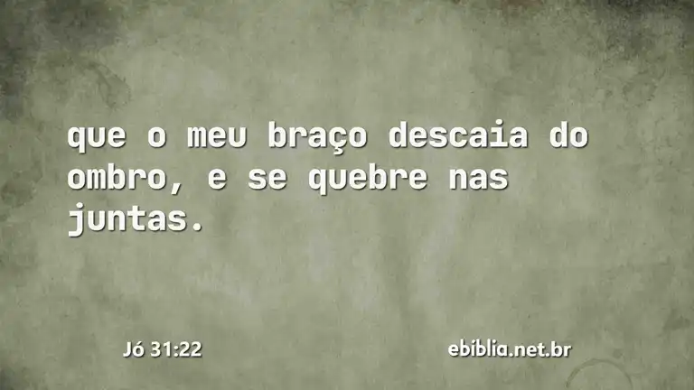 Jó 31:22