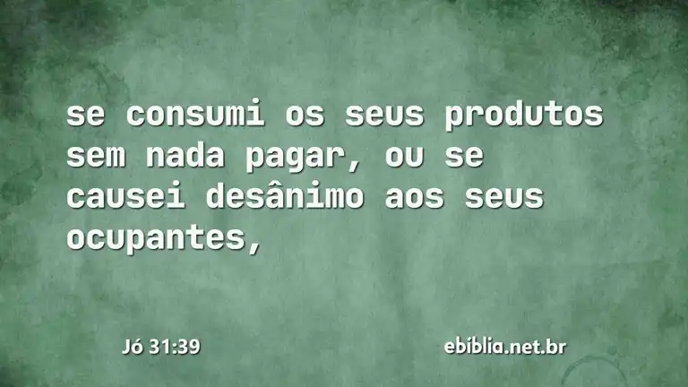 Jó 31:39