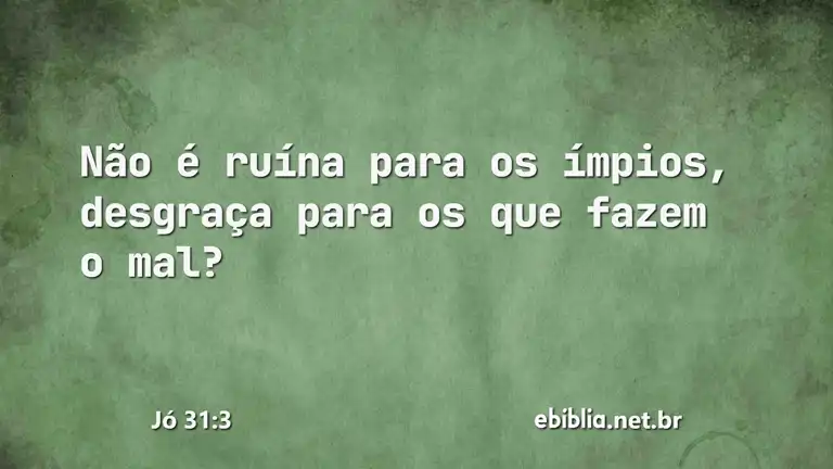 Jó 31:3