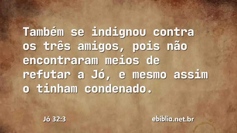 Jó 32:3