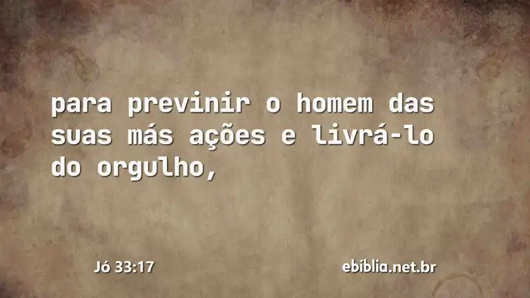 Jó 33:17